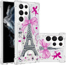 Galaxy S23 Ultra Crystal Bling Quicksand Effect TPU Bumper Case