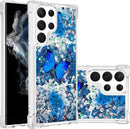Galaxy S23 Ultra Crystal Bling Quicksand Effect TPU Bumper Case
