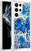 Galaxy S23 Ultra Crystal Bling Quicksand Effect TPU Bumper Case