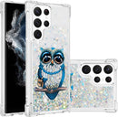 Galaxy S23 Ultra Crystal Bling Quicksand Effect TPU Bumper Case