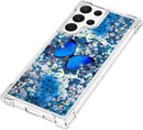 Galaxy S23 Ultra Crystal Bling Quicksand Effect TPU Bumper Case