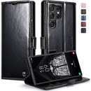 Galaxy S23 Ultra Flip Folio Leather Wallet Case