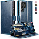 Galaxy S23 Ultra Flip Folio Leather Wallet Case