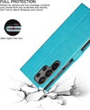 Galaxy S23 Ultra Flip Folio Slim Premium Wallet Case