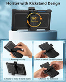 Galaxy S23 Ultra Full - Body Dual Layer Rugged Belt - Clip Kickstand Case