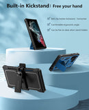Galaxy S23 Ultra Full - Body Dual Layer Rugged Belt - Clip Kickstand Case