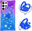 Galaxy S23 Ultra Gradient Quicksand Glitter Bling Case