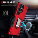 Galaxy S23 Ultra Magnet Adsorption Kickstand Car Case