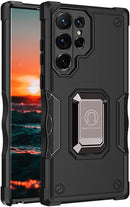 Galaxy S23 Ultra Magnet Adsorption Kickstand Car Case