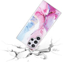 Galaxy S23 Ultra Marble for Women Glitter Protective Phone Case