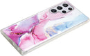 Galaxy S23 Ultra Marble for Women Glitter Protective Phone Case