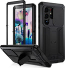 Galaxy S23 Ultra Metal Case with Slide Camera Cover