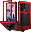 Galaxy S23 Ultra Metal Case with Slide Camera Cover
