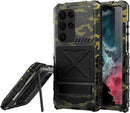 Galaxy S23 Ultra Metal Dustproof Military Case