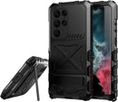 Galaxy S23 Ultra Metal Dustproof Military Case