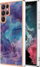 Galaxy S23 Ultra Phone Marble Pattern Slim Womens case