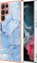 Galaxy S23 Ultra Phone Marble Pattern Slim Womens case