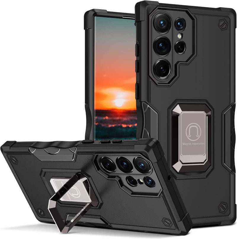 Galaxy S23 Ultra Swivel Kickstand Camera Cover Lens Protection Case - Gorilla Cases