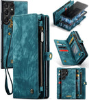 Galaxy S23 Ultra Wallet Detachable Magnetic Card Holder Case