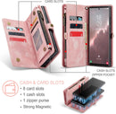 Galaxy S23 Ultra Wallet Detachable Magnetic Card Holder Case