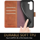 Galaxy S23 Wallet Leather Protective Cover Case