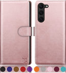 Galaxy S23 Wallet Leather Protective Cover Case