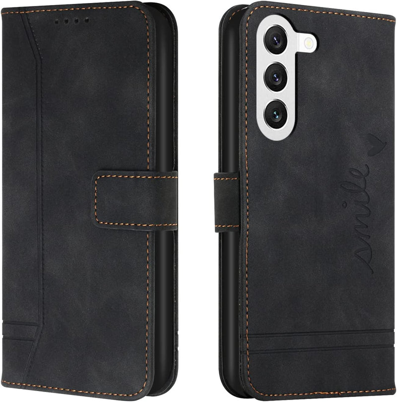 Galaxy S23 Wallet Premium Leather Flip Case - Gorilla Cases