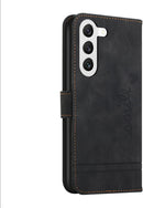 Galaxy S23 Wallet Premium Leather Flip Case