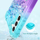 Galaxy S23 Womens Cute Glitter Quicksand Case
