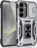 Galaxy S24 Shockproof Sliding Camera Ring Case