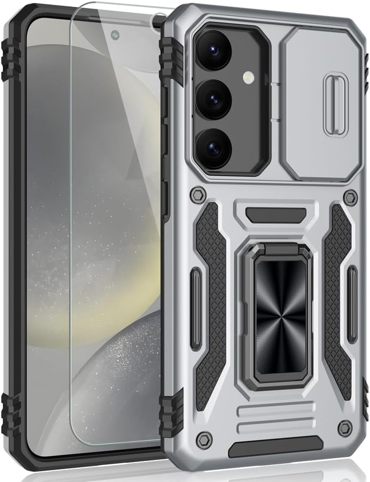 Galaxy S24 Shockproof Sliding Camera Ring Case - Gorilla Cases