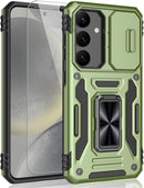 Galaxy S24 Shockproof Sliding Camera Ring Case