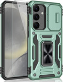 Galaxy S24 Shockproof Sliding Camera Ring Case