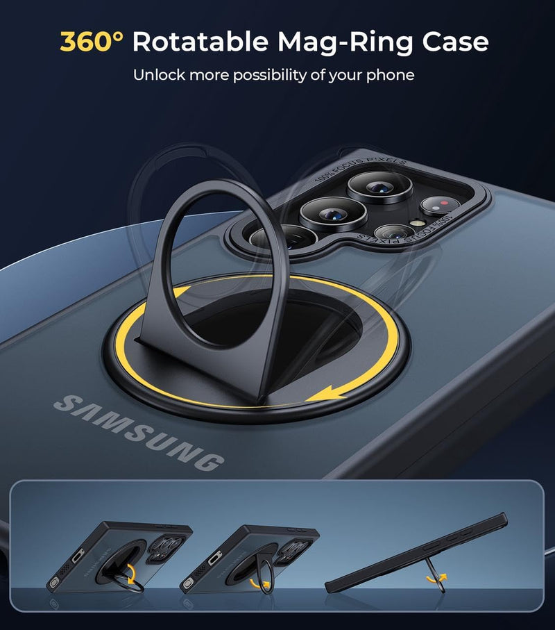 Galaxy S24 Ultra Magnetic Ring Case - Gorilla Cases