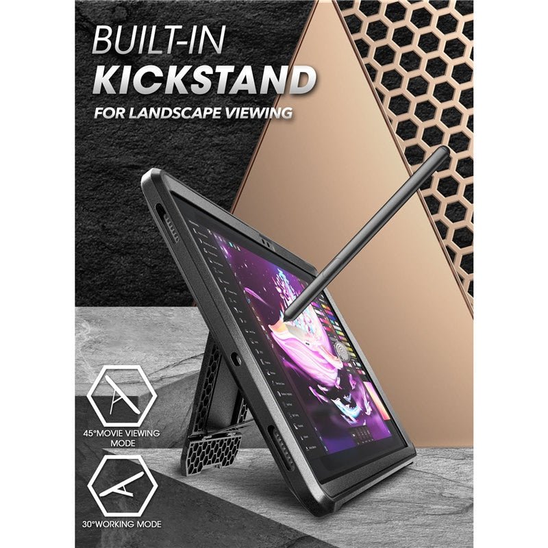 Galaxy Tab S7 Plus Case | 12.4" Galaxy Tab S7 Plus Rugged Cover With Built-in Screen Protector - Gorilla Cases