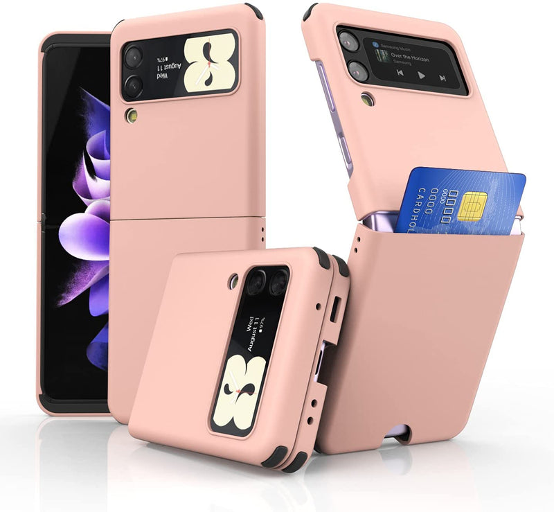 Galaxy Z Flip 3 Case Cover Card Slot Slim Hard Rugged TPU Edge Protective Case - Gorilla Cases