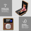 Galaxy Z Flip 3 Case PC+Cross - Grain Leather Design | Galaxy Z Flip 3 Case Anti - Slip Texture Case