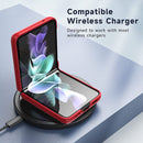 Galaxy Z Flip 4 Case Camera Lens Screen Protector Cover Case Red
