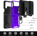 Galaxy Z Flip 4 Case with Kickstand, Samsung Z Flip 4 Case Heavy Duty Purple