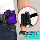 Galaxy Z Flip 4 Case with Kickstand, Samsung Z Flip 4 Case Heavy Duty Purple