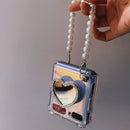 Galaxy Z Flip Phone Stand & Lanyards, Phone Cover Samsung Galaxy Case