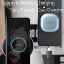 Galaxy Z Fold 3 Carbon Fiber Protection Leather Case Round