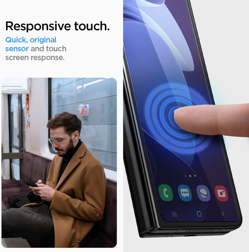 Galaxy Z Fold 4 Spigen designed Tempered Glass Screen Protector - Gorilla Cases