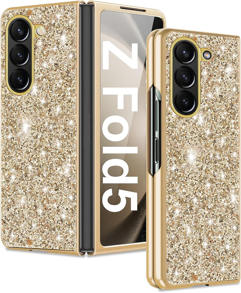 Galaxy Z Fold 5 Glitter Case for Women - Gorilla Cases