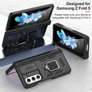Galaxy Z Fold 5 Heavy Duty Shockproof Ring Magnetic Kickstand Case