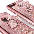 Google Pixel 3 XL Liquid Glitter Bling Sparkle Case with Kickstand