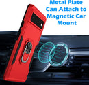 Google Pixel 6  Ring, Car Mount, Heavy Full Protective Phone Case