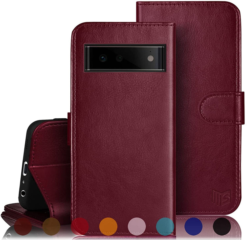 Google Pixel 6 Pro Leather Wallet Credit Card Phone Case - Gorilla Cases