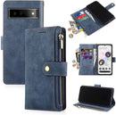 Google Pixel 6 Pro Luxury PU Leather Wallet Case