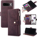 Google Pixel 6 Pro Luxury PU Leather Wallet Case